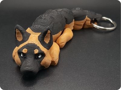 Německý ovčák jako přívěsek (1)
